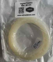 Pessary Ring 100% Silicone Pessaries Pelvic Organ Uterine Prolapse 85 mm WHITE