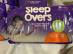 4 Packs Sleep Overs Day & Nite Protection for Boys & Girls Size L-XL Sealed