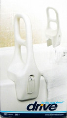 Drive Medical Bathtub Safety Rail, Adjustable Width, 16.5″ H, New, Open Box