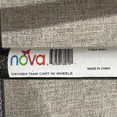 Nova Two-Wheel Oxygen Tank Cart
