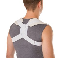 BraceAbility Clavicle Support Brace – Figure 8 Upper Back Brace Posture Correcto