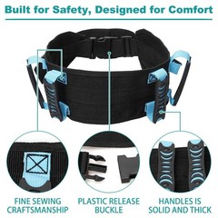 irtme Gait Belts for Seniors Transfer Gate Belts Medical for Elderly & Disabled
