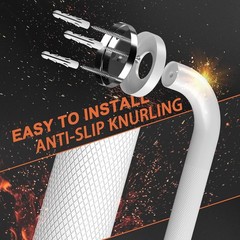16 inch White Oil Rubbed Shower Grab Bars with Anti Slip Knurled Grip