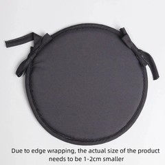 Thickened Sponge Round Chair Pad 30*30CM Washable Stool Cushion Candy Color With