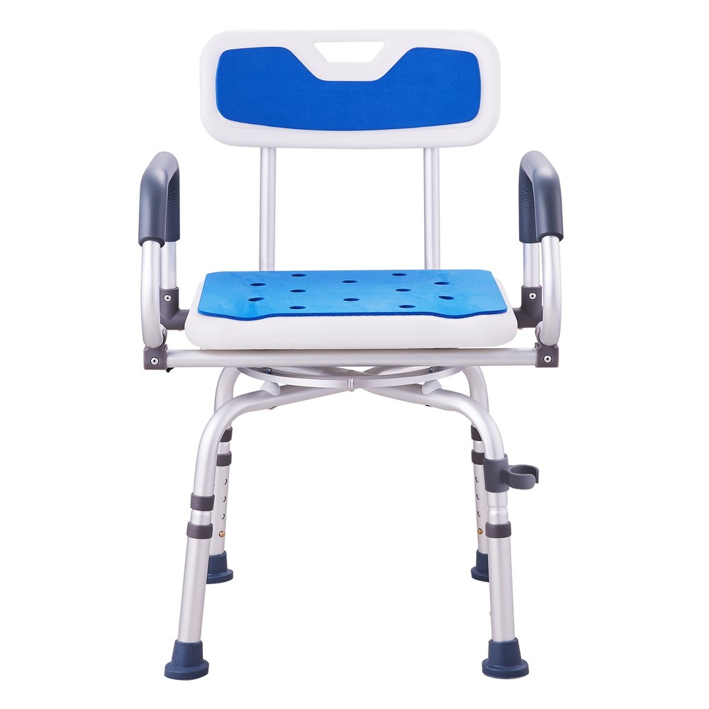 Uimoso Shower Chair 360° Swivel Bathtub Shower Seat with Pivoting Arms 400LBS