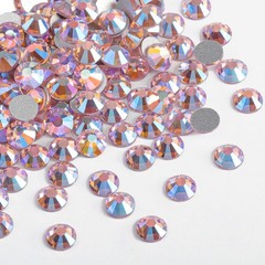Beadsland 2880pcs Flat Back Crystal Rhinestones Round Gems for Nail Art and Craf