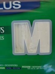 FitRight Ultra Adult Diapers, Disposable Incontinence Briefs, size Med. 32-42 in