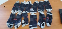 PA Plus 6 Pack Ankle Compression Socks Running Dry Moisture Size S / M