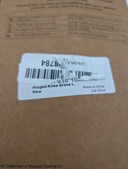 Bodyprox Hinged Knee Brace for Injuries Size Large With Box