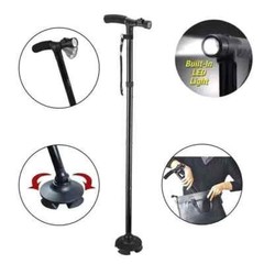 New Folding Walking Cane with LED Light, Adjustable Walking Stick with Carryin.