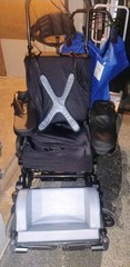 Quickie Iris Tilt-In-Space Youth Manual Wheelchair + Tobii Dynavox CnctIT Mount
