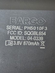 Eargo 8 Self-Fitting OTC CIC Hearing Aids, Rechargeable Charging Case, Black