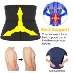 Lumbar Lower Waist Belt Brace Sciatica Pain Relief Herniated Back Support Girdle