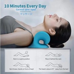 Neck Shoulder Relaxer Massage Rest Pillow Neck Stretcher Cervical Spine Health