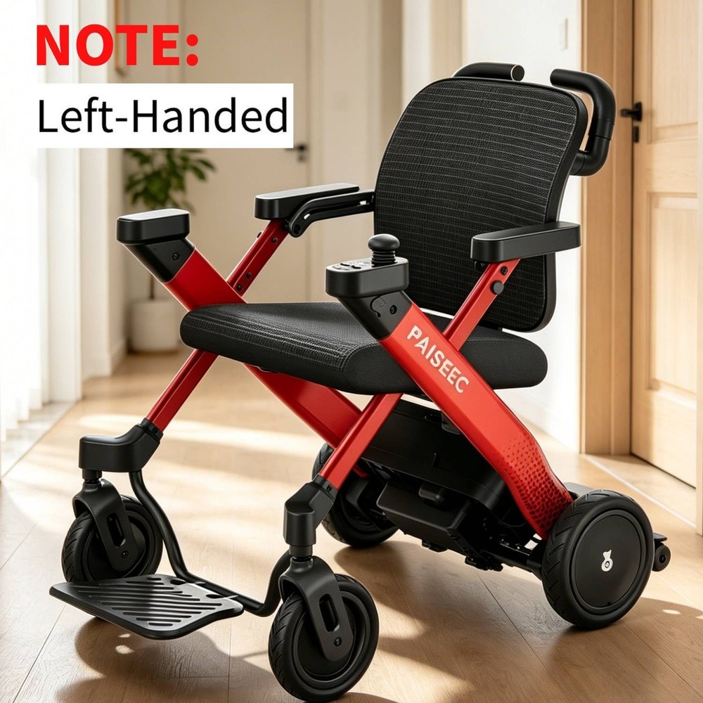3IN1 Electric Wheelchair Foldable Supports up to 300lbs All Terrain-Tested Good