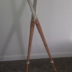 Pair of Kendo Shinai Bamboo Practice Swords – Adult Size 39 – Leather Grip