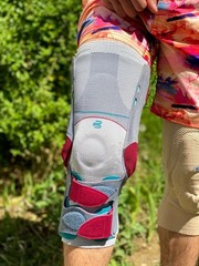 Bauerfeind Softec Genu Size 4 Right Knee Joint Brace Patella Support Sleeve