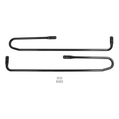 Universal Step Handrail Sturdy Black Metal For Stairs Porch & Loft Steps