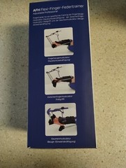 AFHWebshop flexi-finger-federtrainer adjustable professional medium-strong NIOB
