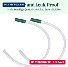 10 Pack Leg Bag Extension Tubing 18 Inch Flexible Kink Resistant Urine Collectio