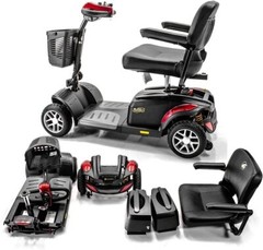 Golden Technologies – Buzzaround Ex – Travel Scooter – 4-Wheel – Red