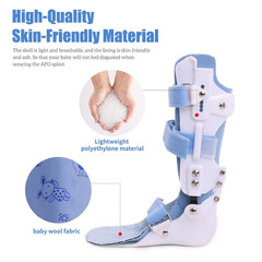 Kids AFO Drop Foot Brace Children Ankle Foot Orthosis for Toddler Pediatric Afo