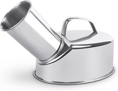 Bedpan,Stainless Steel Hospital Urinal,Vertical Urinal for Men ,Spill Proof by P