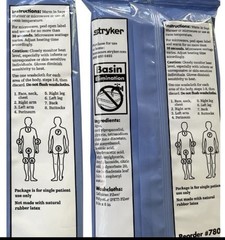 2 PACKS Stryker Sage Essential Bath Full-body Washcloth – Fragrance Free #7803