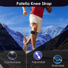 IPOW Patella Tendon Knee Strap 2 Pack Knee Pain Relief & Patella Stabilizer Knee