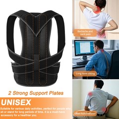 Adjustable Posture Corrector Low Back Support Shoulder Brace Belt For Women Mens