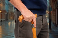 Dr. Watson – Handcrafted Wooden Walking Stick, Walking Cane with Derby Handle