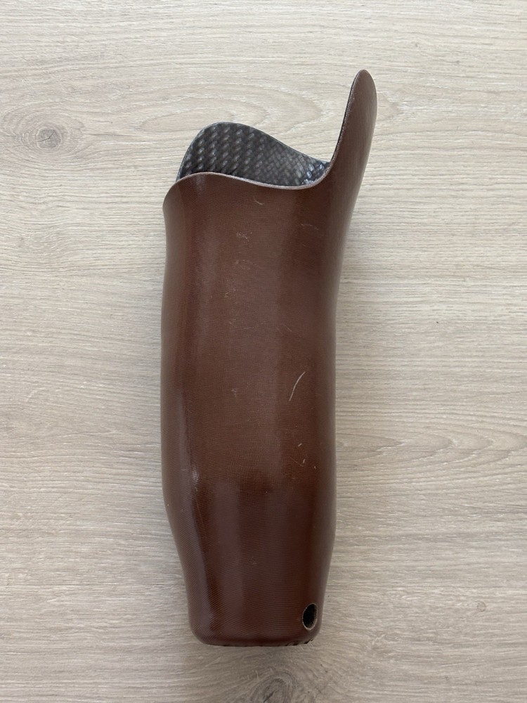 Prosthetic Leg Trulife Below Knee No Foot Carbon Fiber Brown