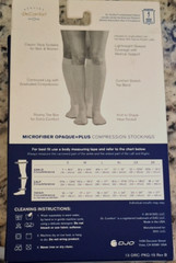 Dr Comfort Unisex Microfiber Opaque+Plus Compression stockings ~20-30mmHg -Large