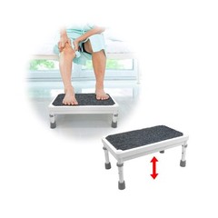 Medical Foot Stool Metal Step Platform Heavy Duty Adjustable Stepping Stool A…