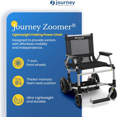 Lightweight Foldable Electric Power Chair – 300Lb Capacity, TSA Compliant