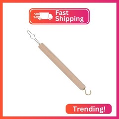 DMI Dressing Stick, Button Hook and Zipper Pull, Durable Wood Handle, Dressing A