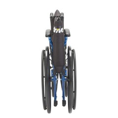 Wheelchair with Flip Back Desk Arms 16 in Seat and Swing-Away Footrest Medical