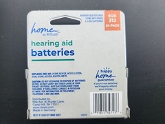 (24 Pack) Home by RITE AID Hearing Aid Batteries Size 312, EXP Mar 2027