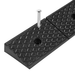 1. 2 Pack Heavy Duty Rubber Curb Ramp 33069LBS 2″ Rise with Drainage