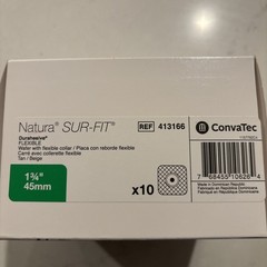 Convatec Sur-fit Natura Durahesive Flexible Skin Barrier 10pk 413166 new in box