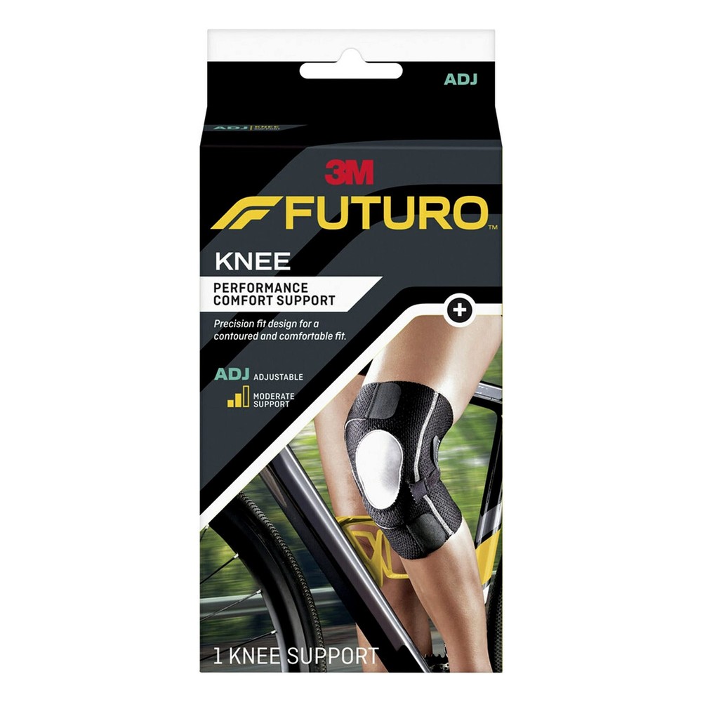 Performance Compression Knee , Ideal for Everyday Activities, Size – Black