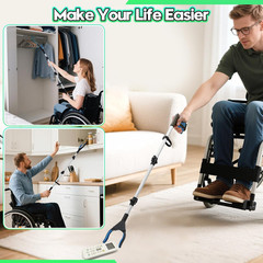 Upgraded 36 – Inch Grabber Reacher Tool, Grabbers for Seniors, Trash Picker Uppe