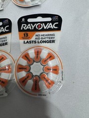 98 Rayovac Extra Advanced Size 13 Hearing Aid Batteries 1.45V Zinc Air Exp 2024