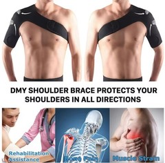 Shoulder Brace Support Compression Sleeve Torn Rotator Cuff Relief Joint AC Pain
