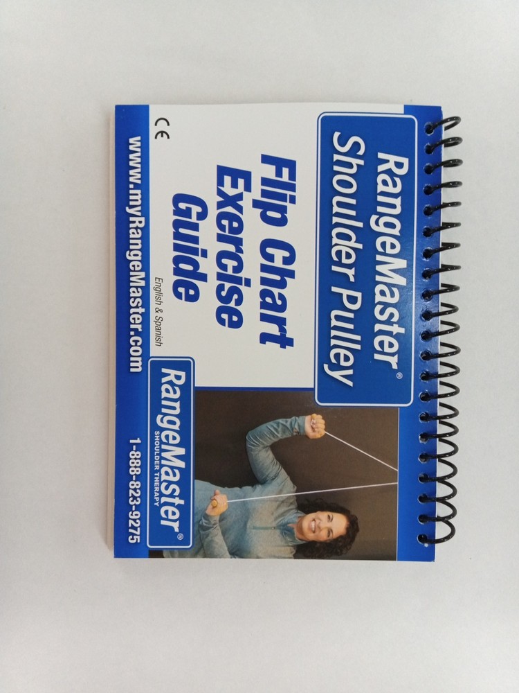 RangeMaster Shoulder Pulley Flip Chart Exercise Guide English & Spanish