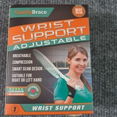 Comfy Brace Premium Lined Wrist Support Adjustable Wrist Strap