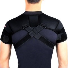 Double Shoulder Strap Wrap for Compression & Support – Ideal for Sports Recovery