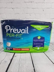 Prevail Per-Fit Daily Underwear PF-512 Medium 34″-46″ 20 Count – 2 Pack 40 total