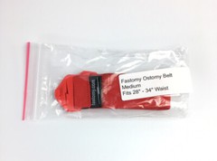 Fastomy non-slip MEDIUM Red Ostomy Belt FITS 28″-34″ for Convatec & Hollister