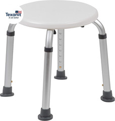 Hercules Series Aluminum Bath and Shower Chair with Adjustable Seat Height, Anti